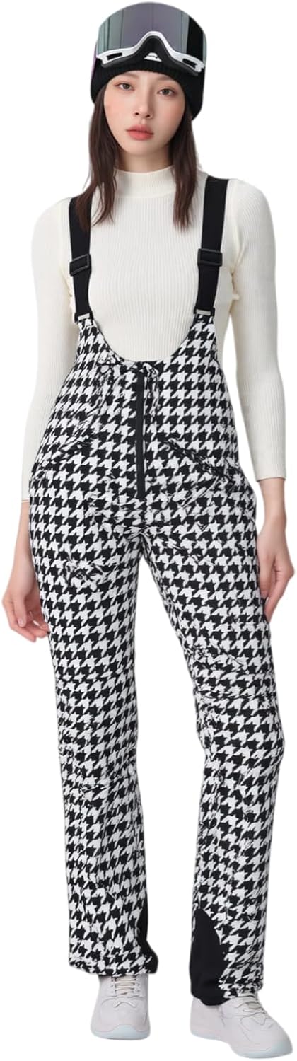 Oymyakon Women's Snowboard Bibs Snow Overalls Waterproof Windproof Insulated Ski Bib Pants