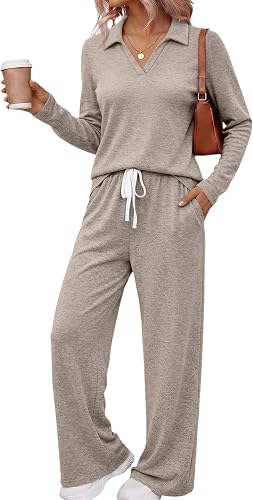 ASUIU Womens Track Suits 2 Piece Set Oversized Fall Matching
