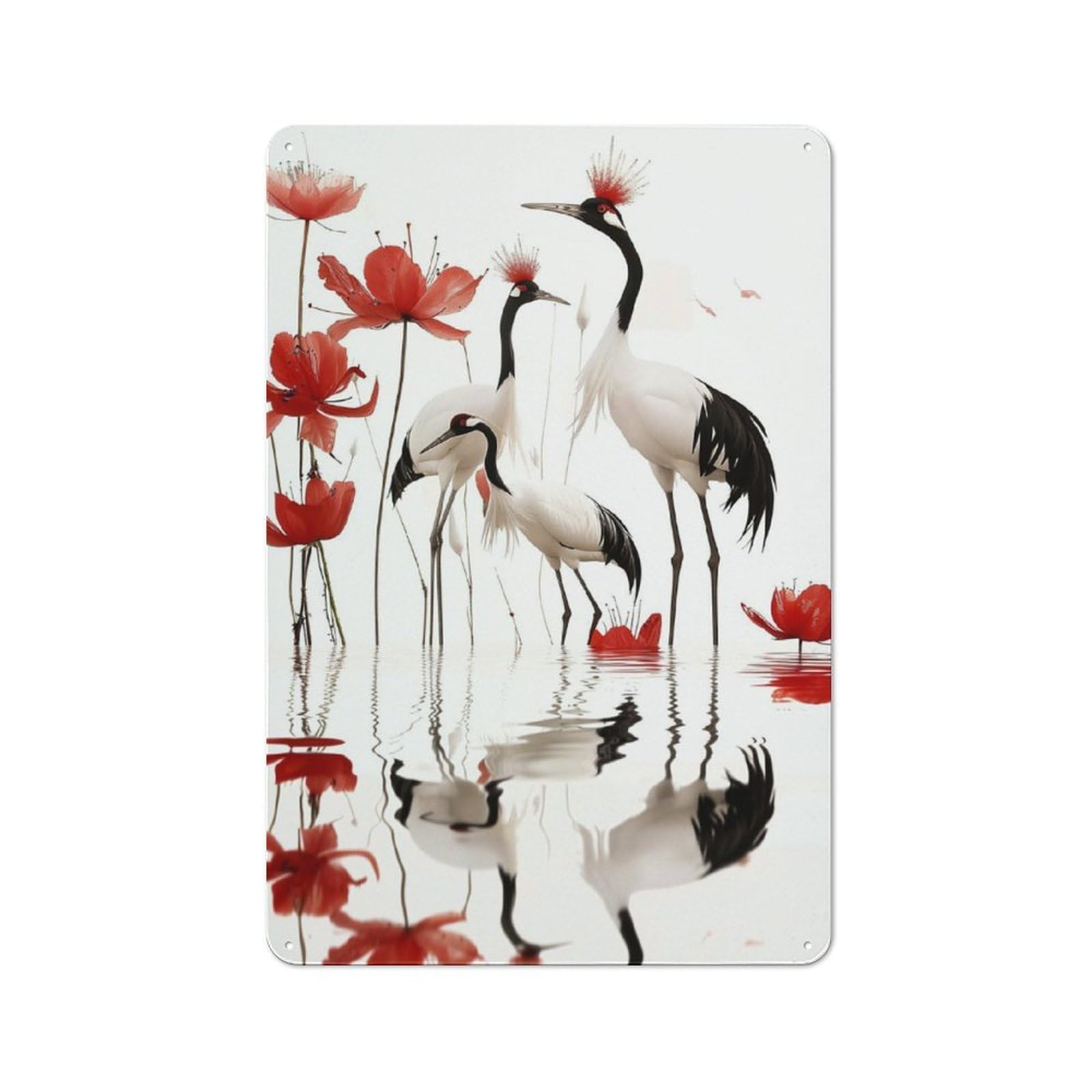 Industrial Crane Decorative Metal Plaque 30x20cm, Studio Wall Art for Flat, Bar, Studio Or Gallery Wall