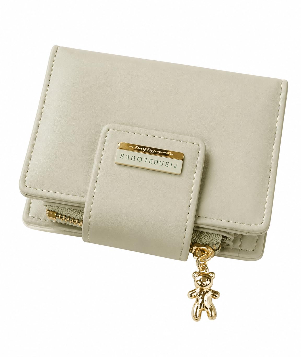 Best Buy 11 Women's PU Leather Bi-Fold Wallet Mint Green-image-41