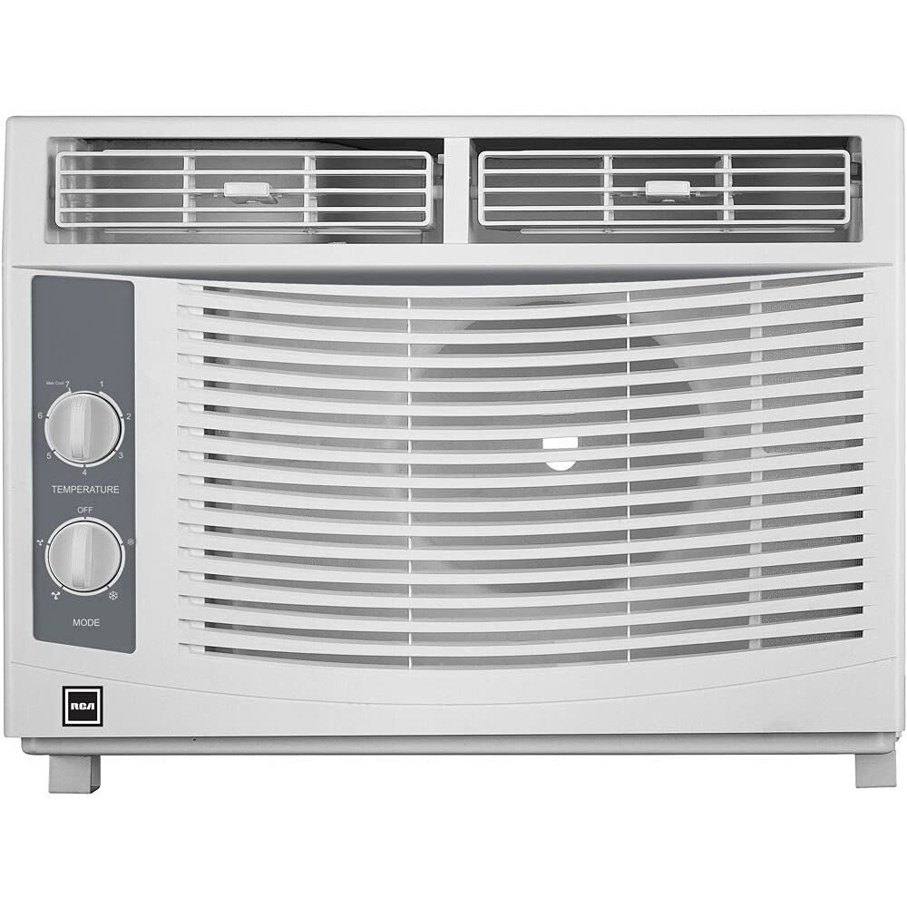 RCA 5,000 BTU Window Air Conditioner with Mechanical Controls, RACM5010, 12.520, White
