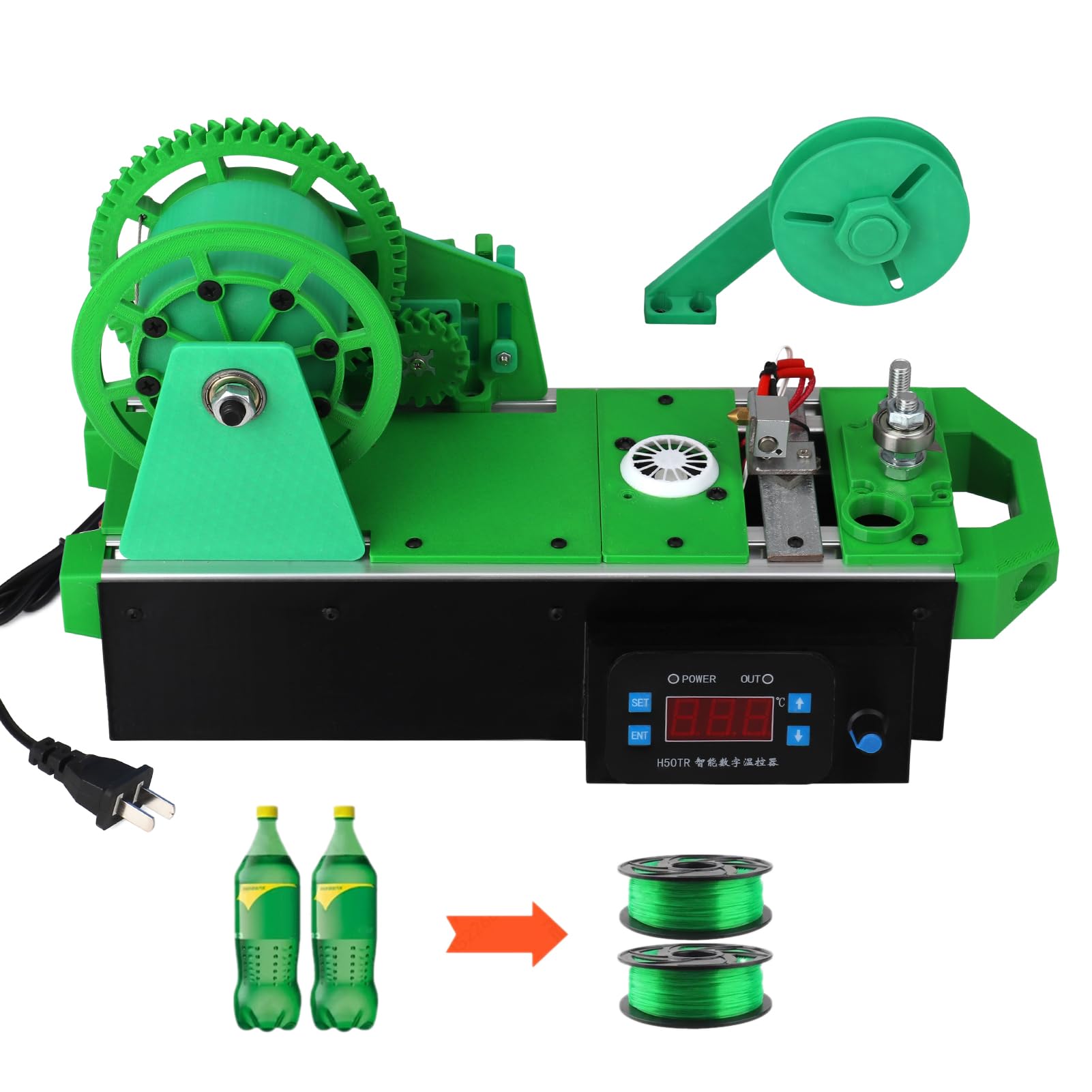 Machine fabrication filament impression 3D extrudeuse plastique PET de bureau réglable - 8