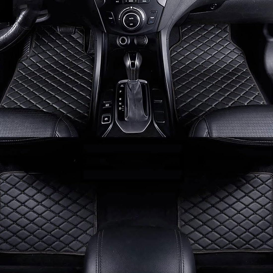 NIKTVEZ Car Mats, for Citroen DS DS4 DS4S DS5 DS6 DS7 DS5LS DS3 Non-Slip Floor Mat Heavy Duty Car Floor Mat for Cars Water Proof & Easy To Clean,A