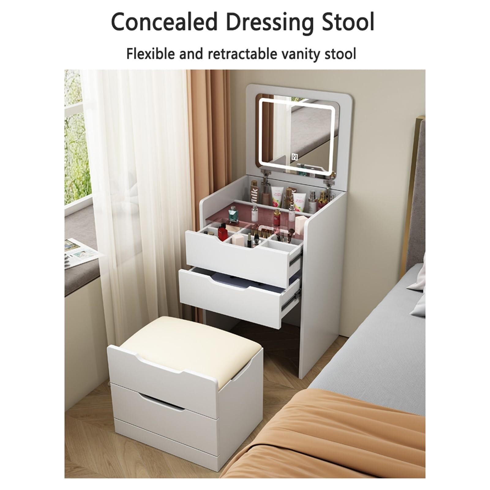 Ikea Malm Scrivania Con Specchio Per Trucco Ikea Toeletta Trucco