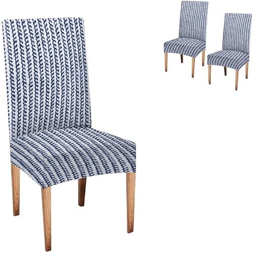 Miniatura 105 de CAPSCEOLL Fundas para Sillas De Comedor 6 fundas de asiento de silla, extraíbles y lavables, fundas para sillas Parson para comedor, sala de estar