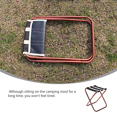 CLISPEED Fezes de Acampamento Cadeira Dobrável Portátil para Pesca Churrasco Ao Ar Livre Oxford Pano
