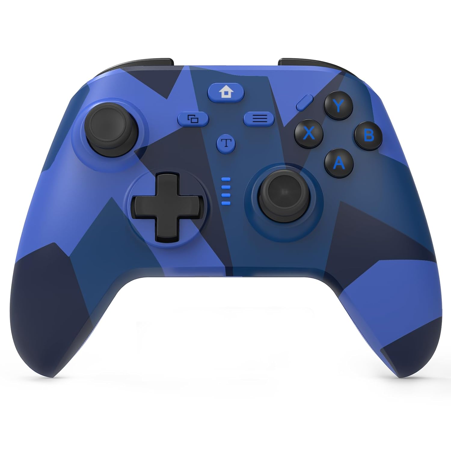 BETMI for Wireless Xbox Controller with 2.4GHz Adapter/Macro Programmable/Remappable/Dual Vibration/Turbo Function, Game Controller Compatible with Xbox One, Xbox Series X/S, PC (Blue Camouflage)