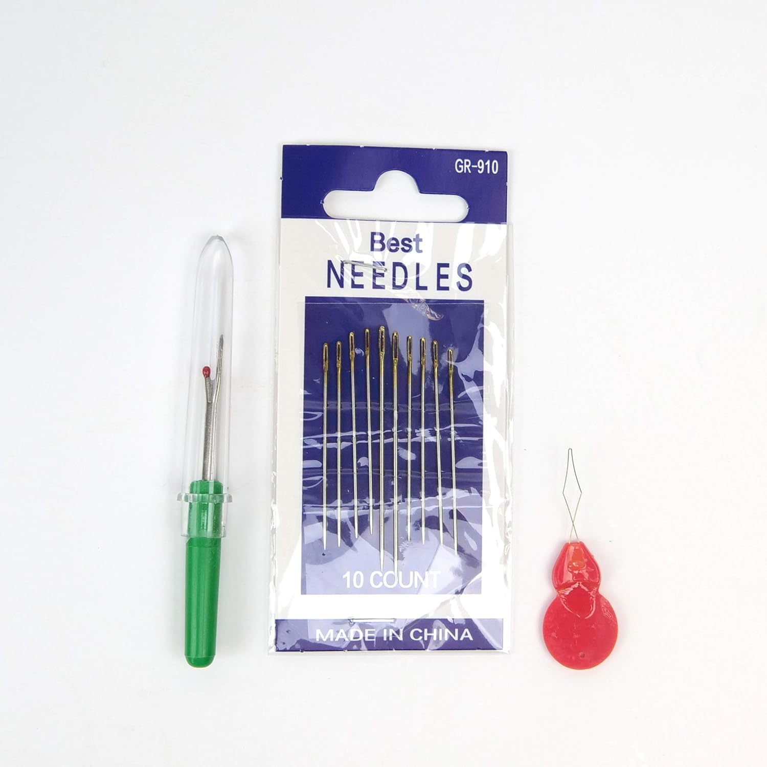 Trucraft - Sewing Repair Kit - 3 Pieces - Needles, Seam Ripper, And Threader