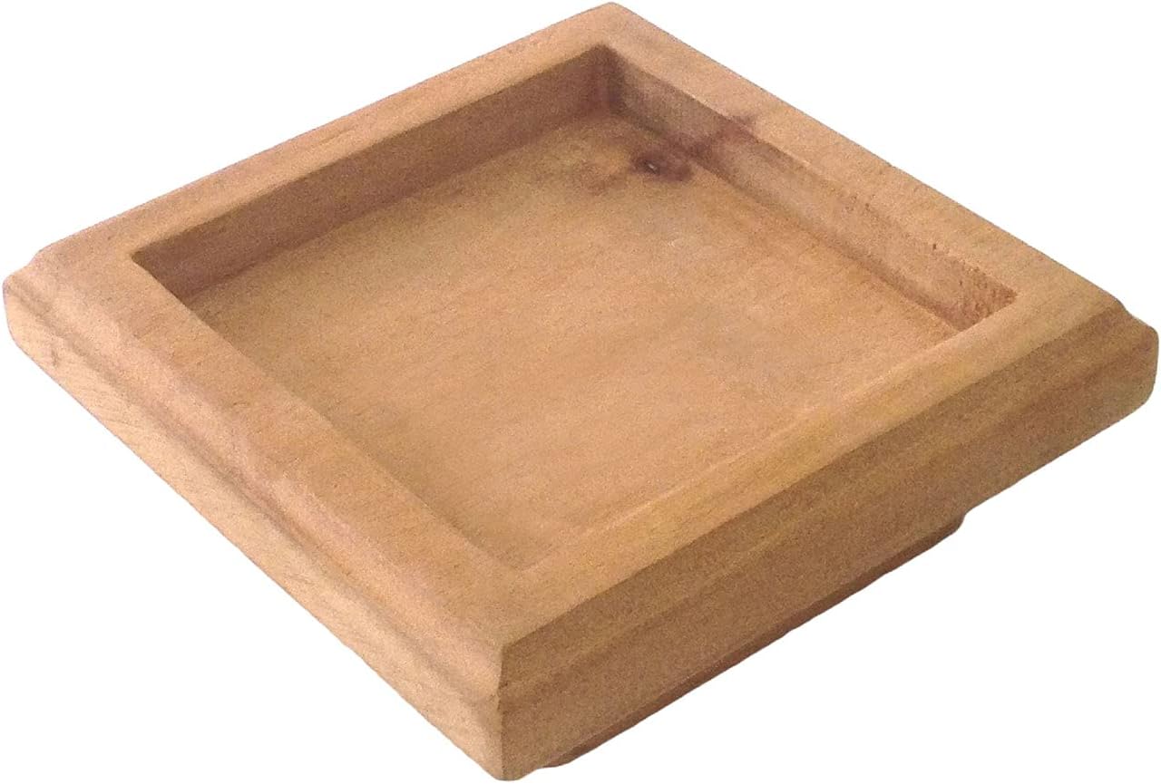4x4 Traditional Flat Wood Post Caps (2-Pack) - One-Piece Miterless - Fence & Deck Protection (2, 3-1/2")