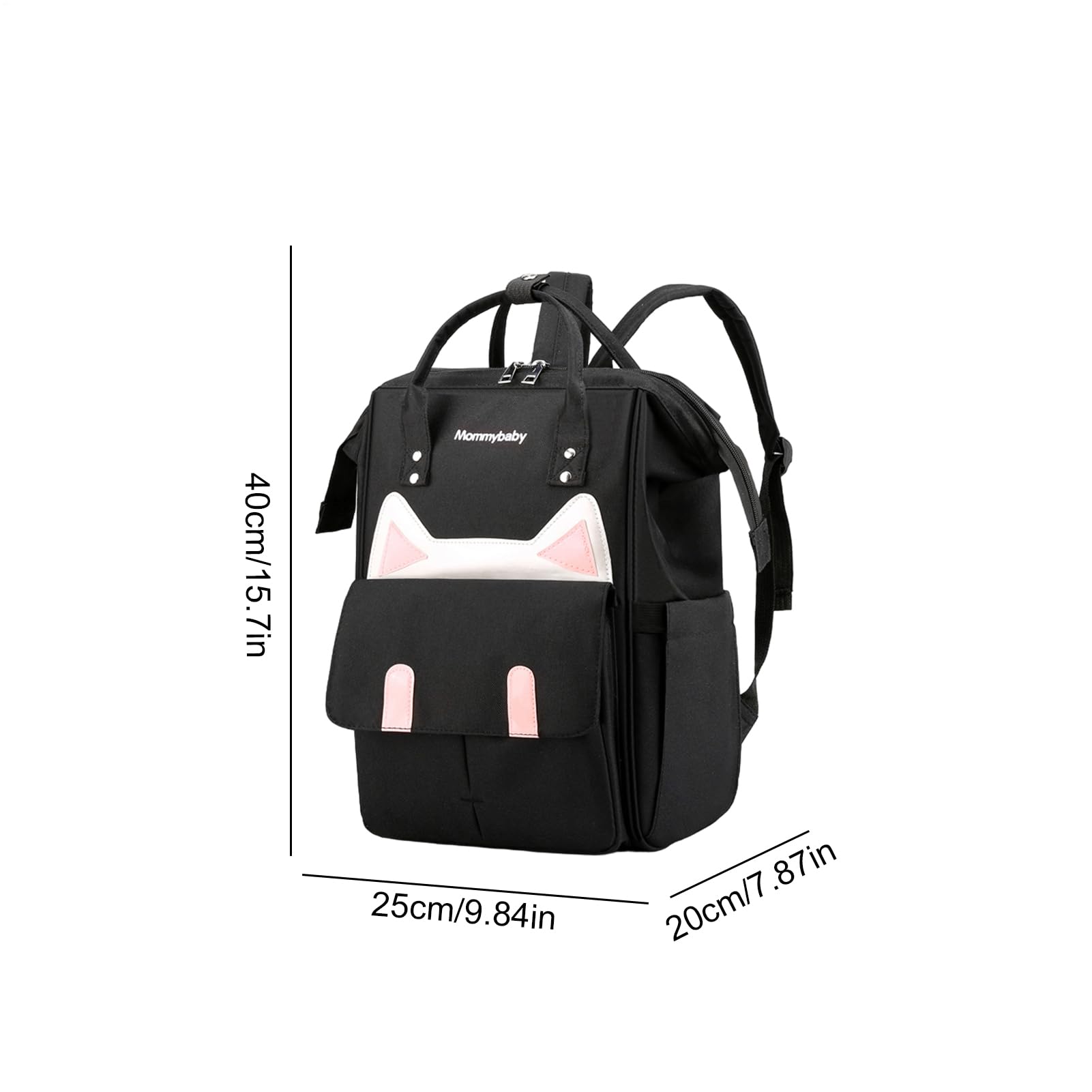 Generico Rucksack für Babybeutel – Rücken-Wickel-Paket | verstellbare | Windeltasche mit großer Kapazität | für Kinder | Multifunktionaler Windelrucksack für unterwegs