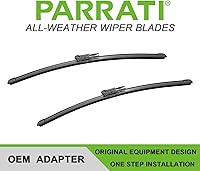 Vista 3 de PARRATI® - Limpiaparabrisas de repuesto de alta calidad y desempeño de 26 y 24 pulgadas, para todas las estaciones, para Toyota Sequoia desde 2008