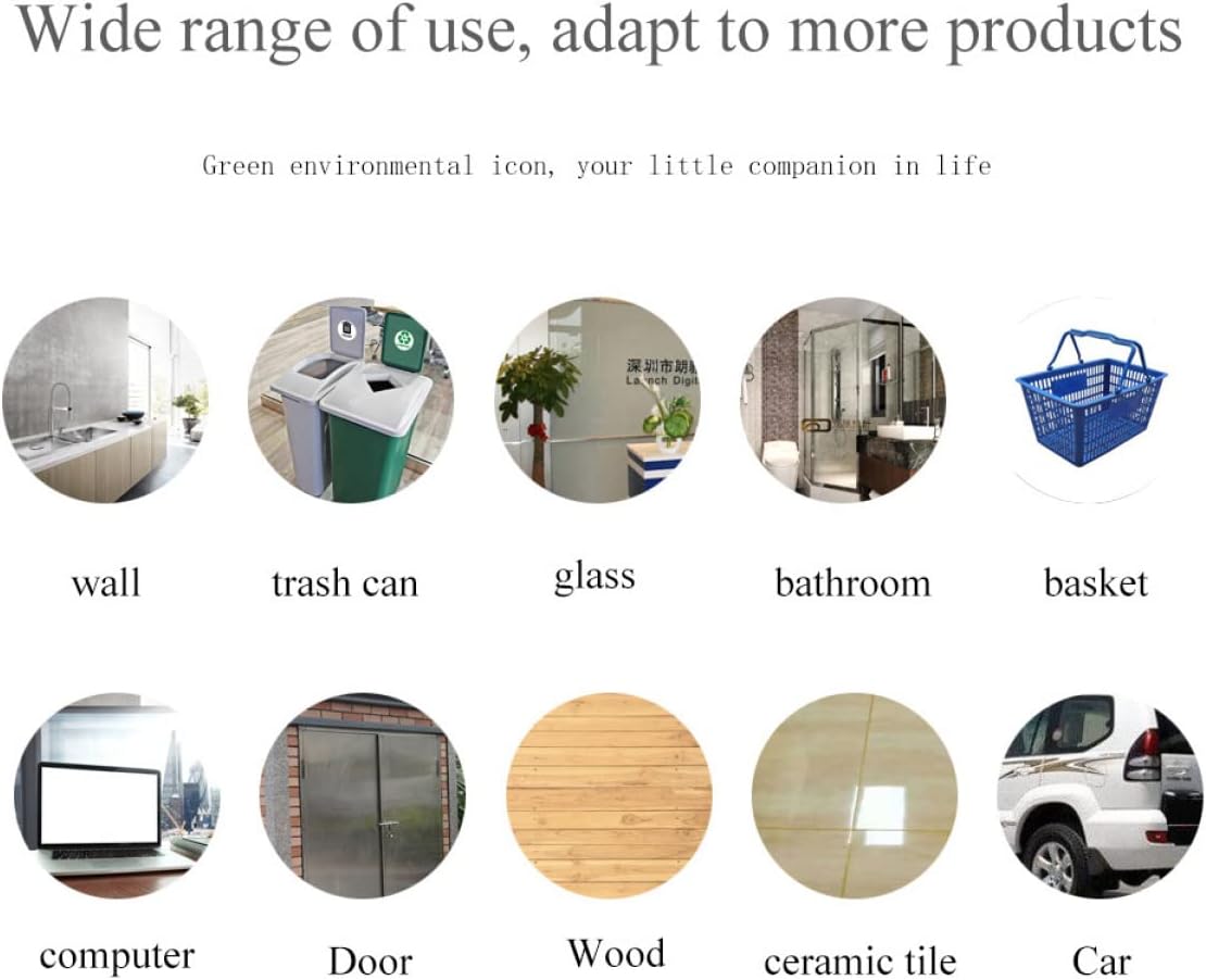 SHINEOFI Adhesive Garbage Sorting Stickers Eco-Friendly Waste Classification Labels for Bins Trash Cans and Containers Easy to Install and Versatile for Home Organization