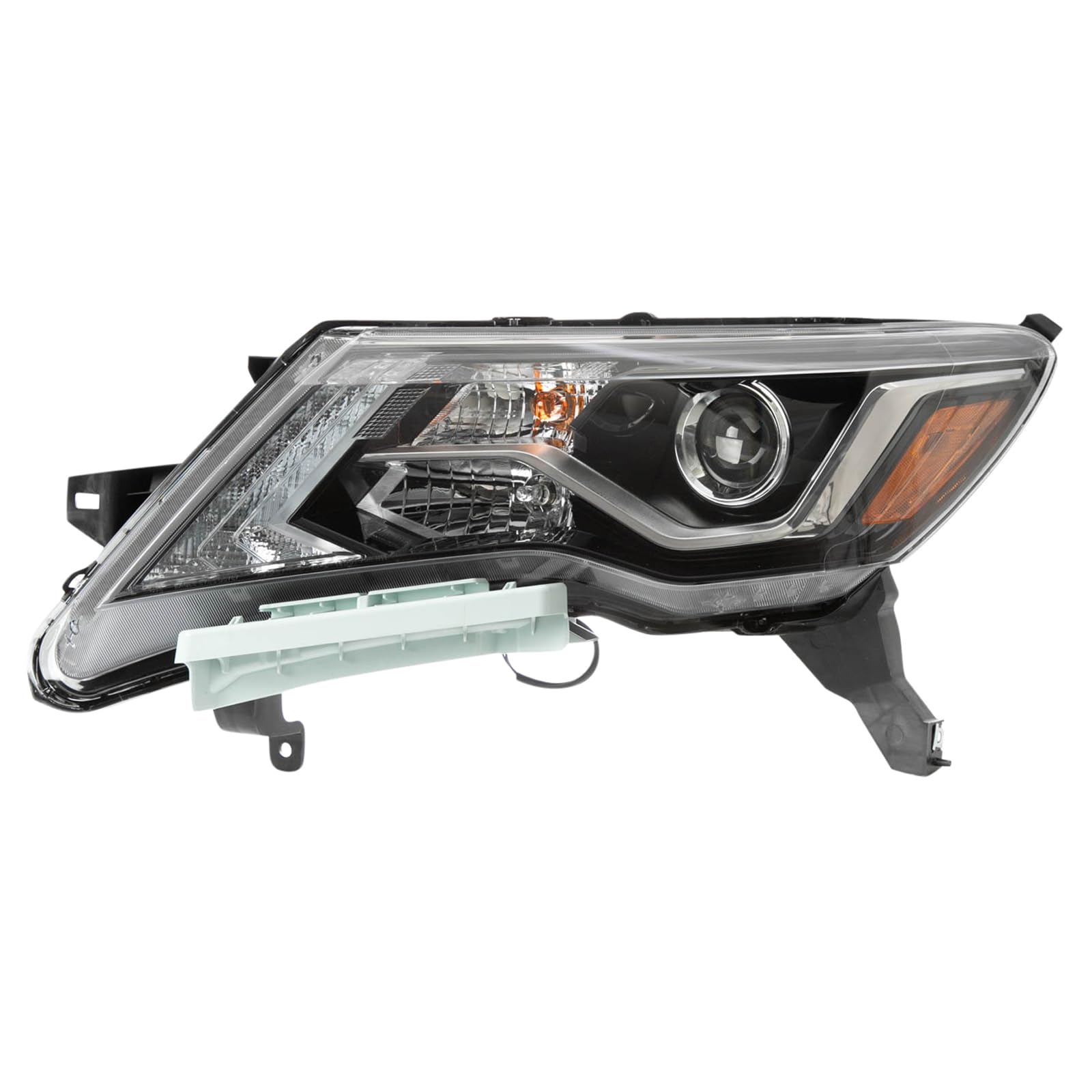 TRQ Driver Side Headlight Assembly Halogen Compatible with 2017-2020 Nissan Pathfinder NI2502252