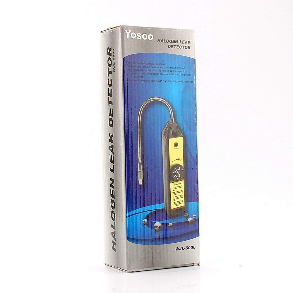 Rilevatore di perdite Aramox, rilevatore di perdite alogeno Rilevatore di perdite di gas refrigerante alogeno R134a R410a R22a CFC HCFC Rilevatore di HFC