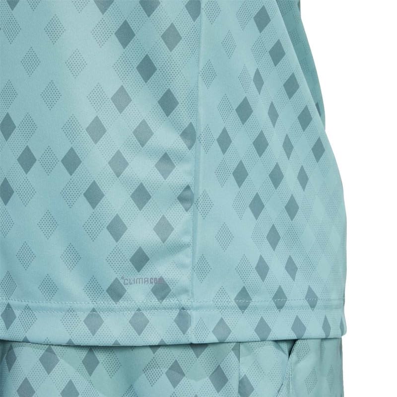 Image of adidas Men'S Polo Shirts | Club Graph Polo | Turquoise |