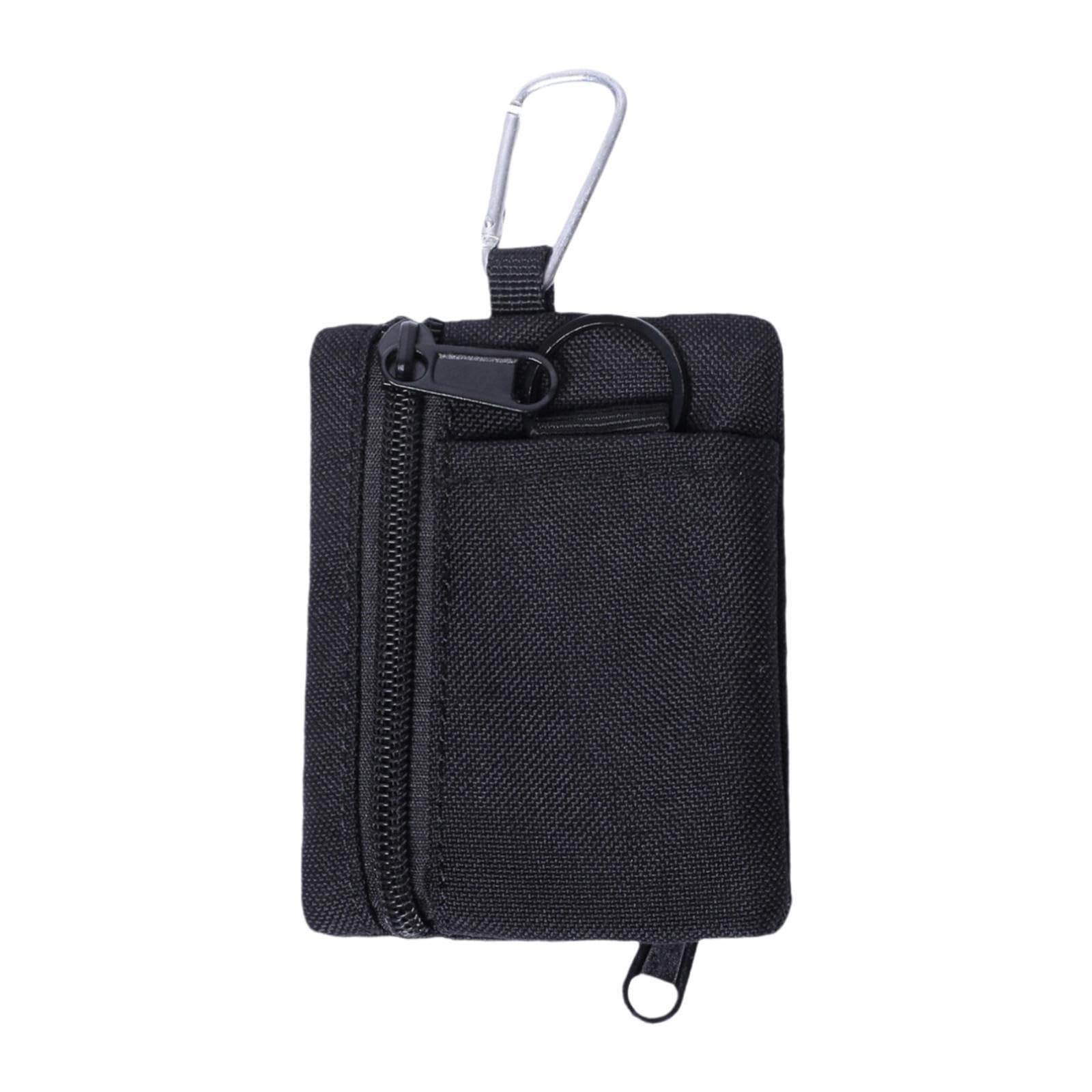 HEAVENGLOW Mini Keychain Pouch Zipper Nylon ID Card Holder for Running Camping Climbing Black | Waist Packs & Bags | Hiking Backpacks | Camping & Hiking | Outdoor Sports-image-33
