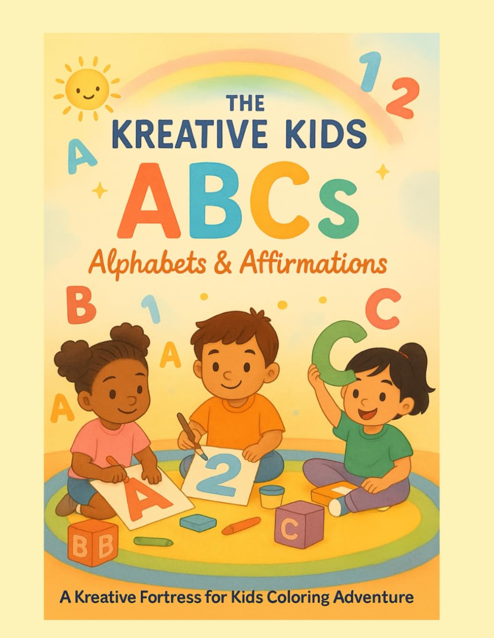 The Kreative Kids ABCs: Alphabets & Affirmations, ABC coloring book for kids ages 3-5, Creative Coloring Book for Toddlers, Positive Affirmations for ... Book for Preschoolers With Positive Messages