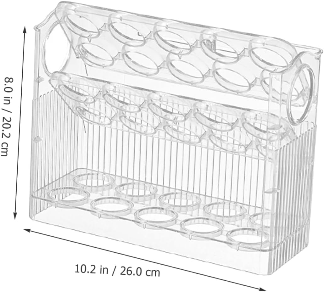 Egg Storage Container Refrigerator Egg Organizer Freezer Organizer Large Capacity Safe Pet Material