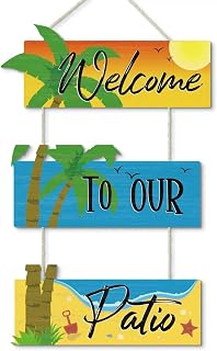 Putuo Decor Welcome To Our Patio Wall Decor