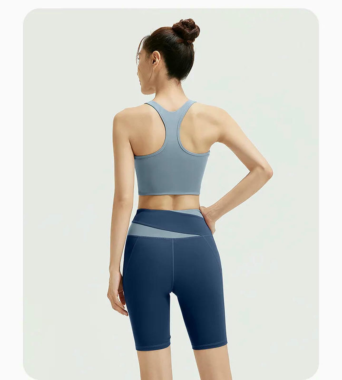 Conjunto de traje de yoga para mujer, estilo casual, para correr, entrenamiento, gimnasio, ropa deportiva