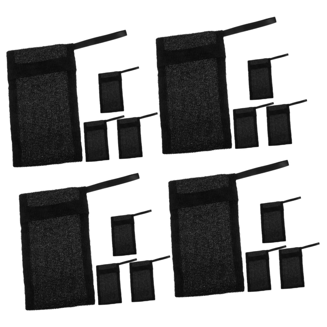 FRCOLOR 16pcs Multi-use Mesh Soap Bag Bar Soap Pouches for for Cleansing Products