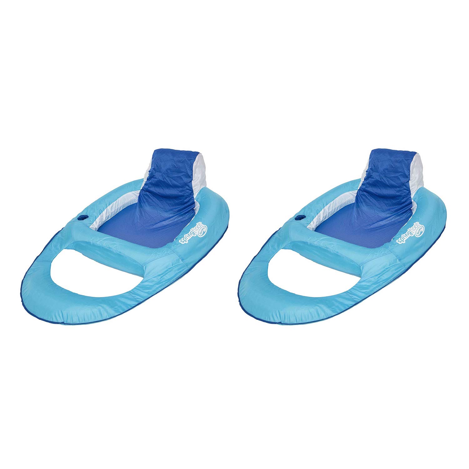 SwimWays Swimming Pool Spring Lounger Chair Float Water Recliner with