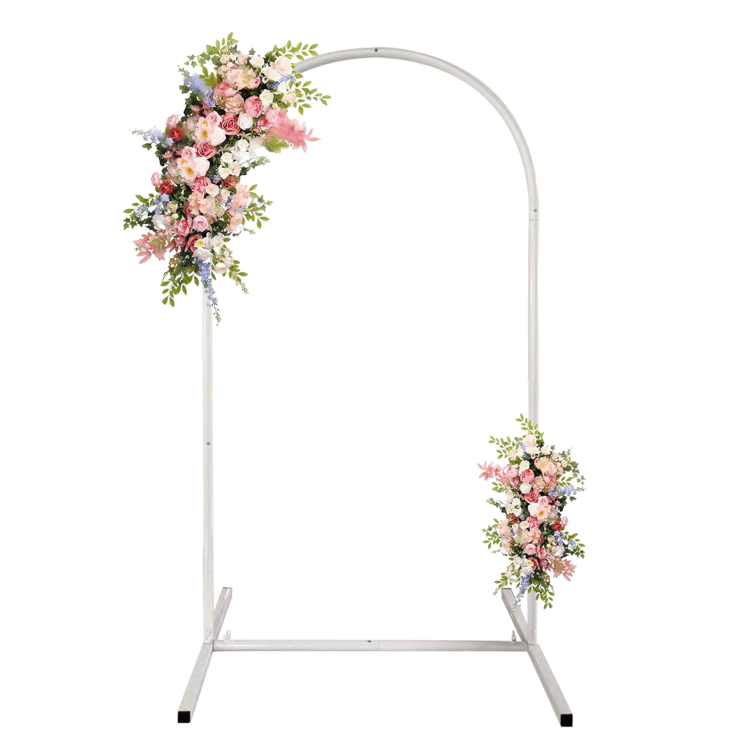 Arche de mariage semi-circulaire en métal pour sublimer vos photos de jardin