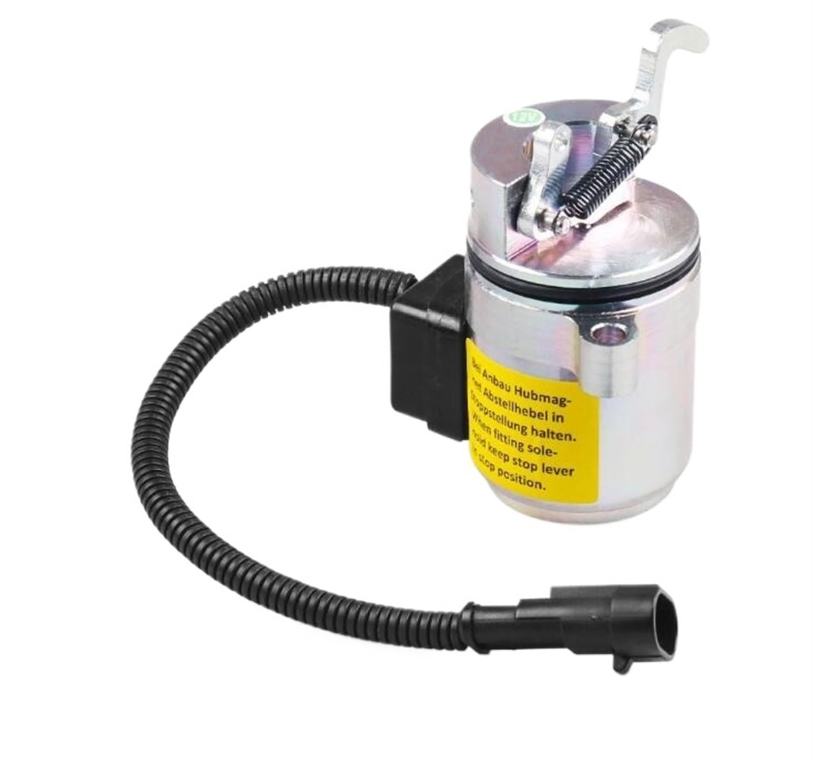 04272956 6686715 Diesel Engine Shutdown Fuel Shutoff Stop Solenoid 12V for F4M1011F BF3M2011 BF4M2011 F2L1011F F3L1011F