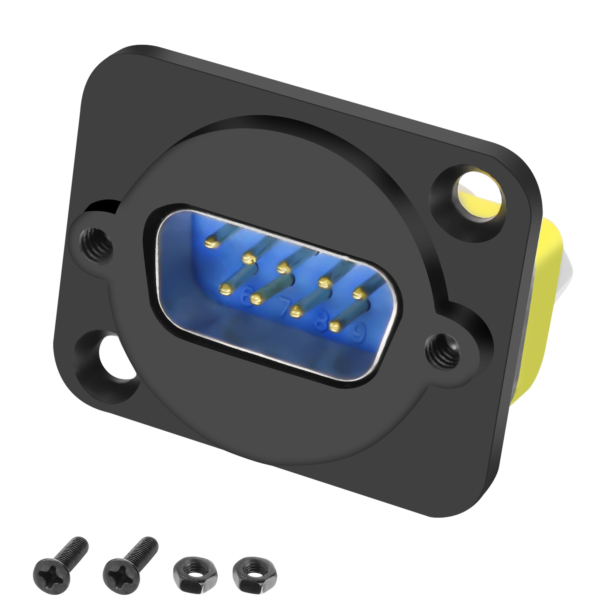 Kingdder 9-Piece Serial Adapter Kit - DB9 F-F, M-F, M-M RS232