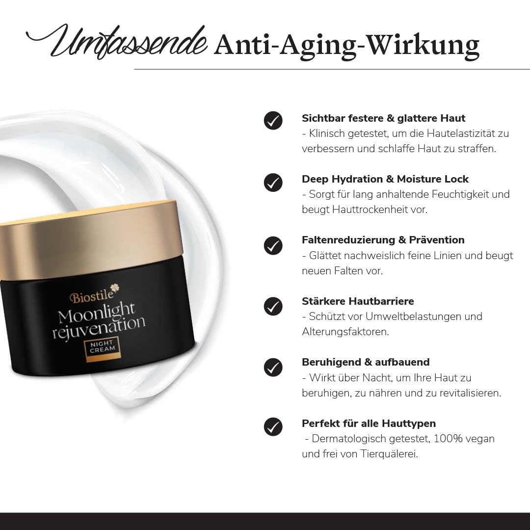 Moonlight Rejuvenation – Anti-Aging Nachtcreme mit Siliphos® und Ceramosides™ HP, 50 ml