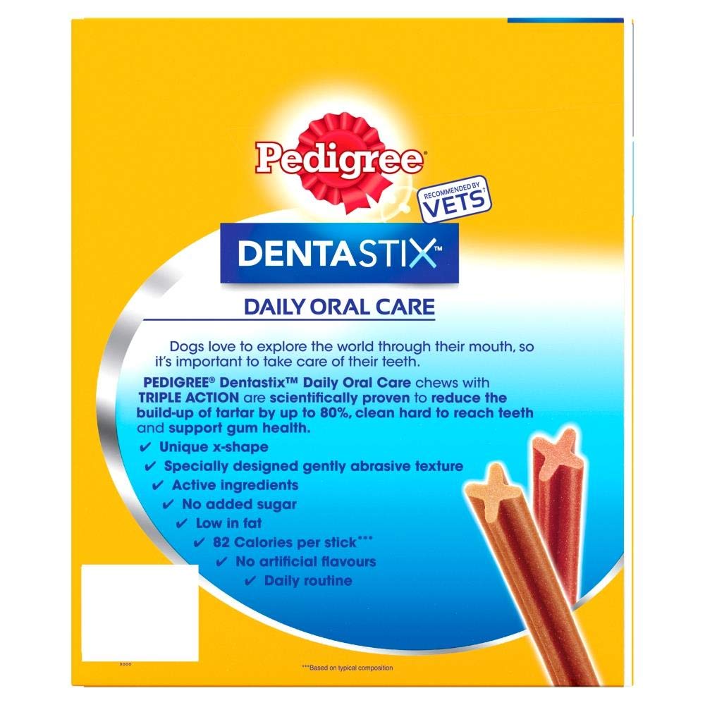 Pedigree DentaStix Daily Dental Chews Medium Dog 10-25kg 105 Sticks