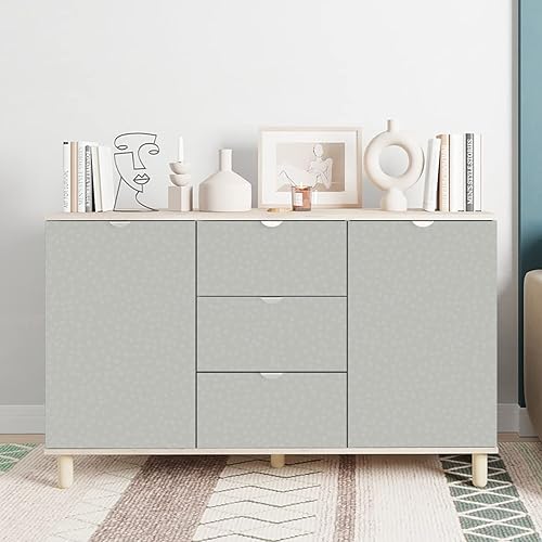 Miniatura 4 de Jeweluck Papel tapiz adhesivo moderno de 17.7 x 236.2 pulgadas, papel tapiz de rayas en blanco y negro para despegar y pegar, extraíble,