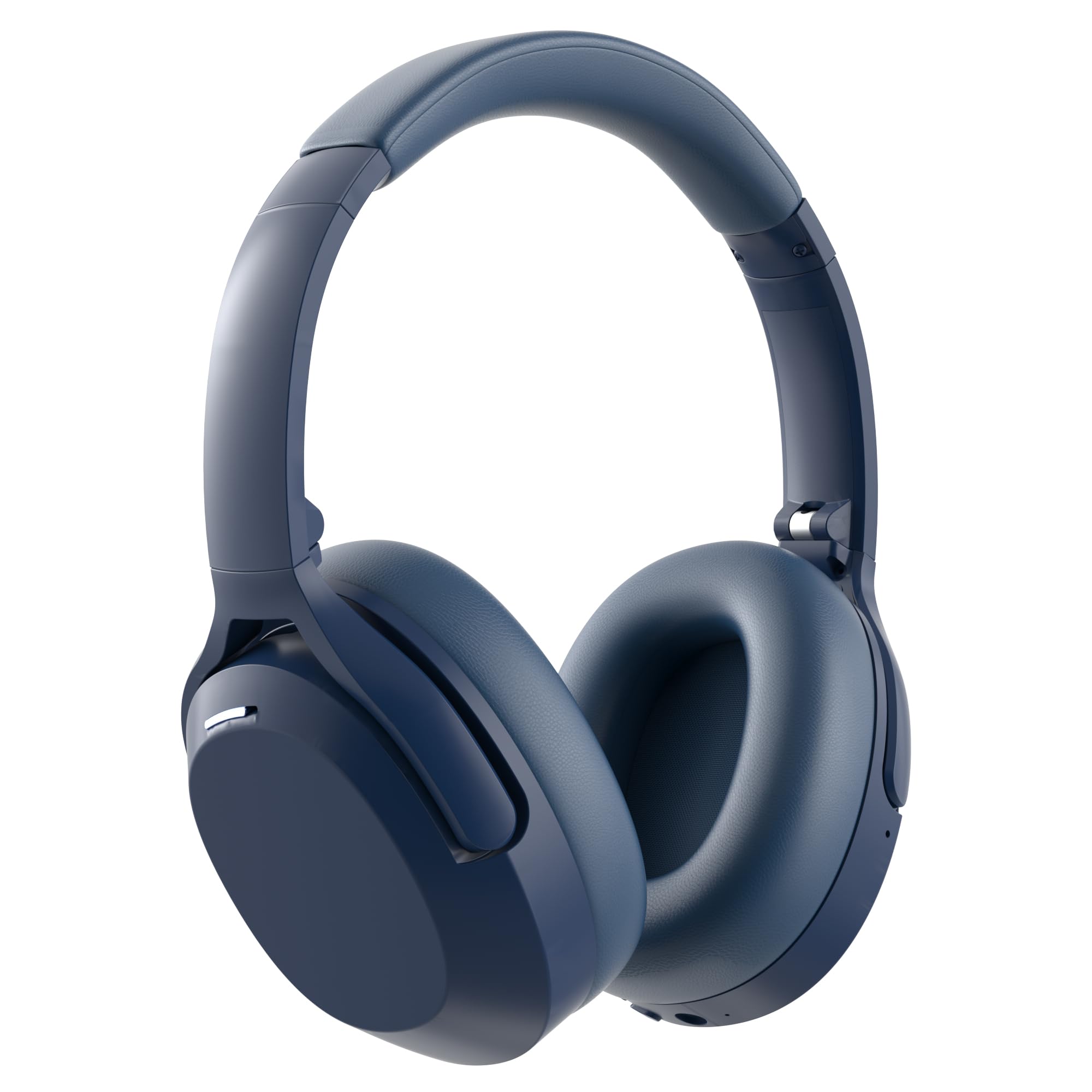 Rebocico Active Noise Cancelling Headphones, Wireless Bluetooth Over-Ear Headphone with Microphone,120H Playtime, Foldable Overhead Headphones with Deep Bass, Fast Charging for Home Travel Office — view 9