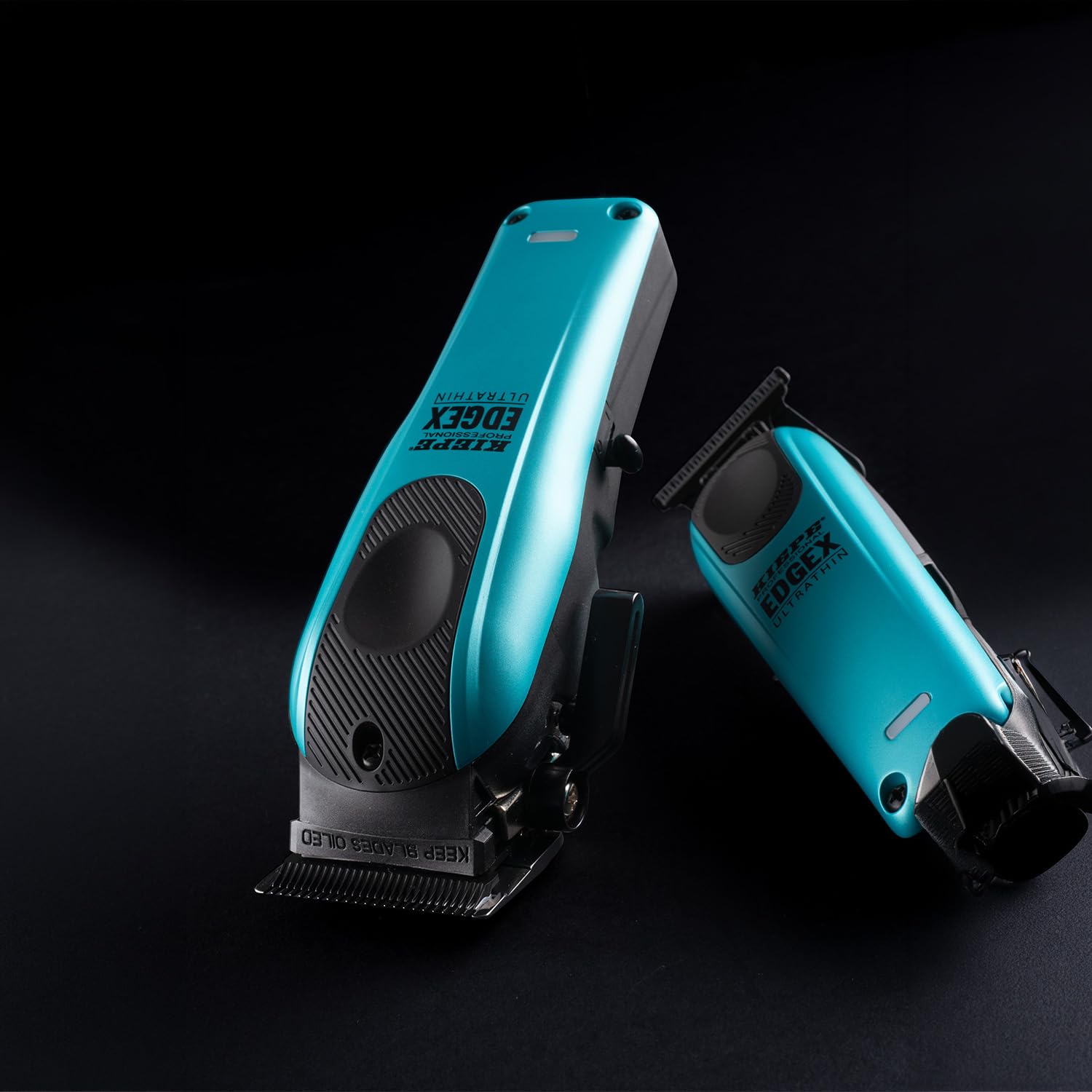 Kiepe EDGEX Professionelle Haarschneidemaschine Herren Profi Set – Kabelloser Friseur Haarschneider mit Zero Gap T-Blade Trimmer – Barber Haar & Bartschneider – Türkis