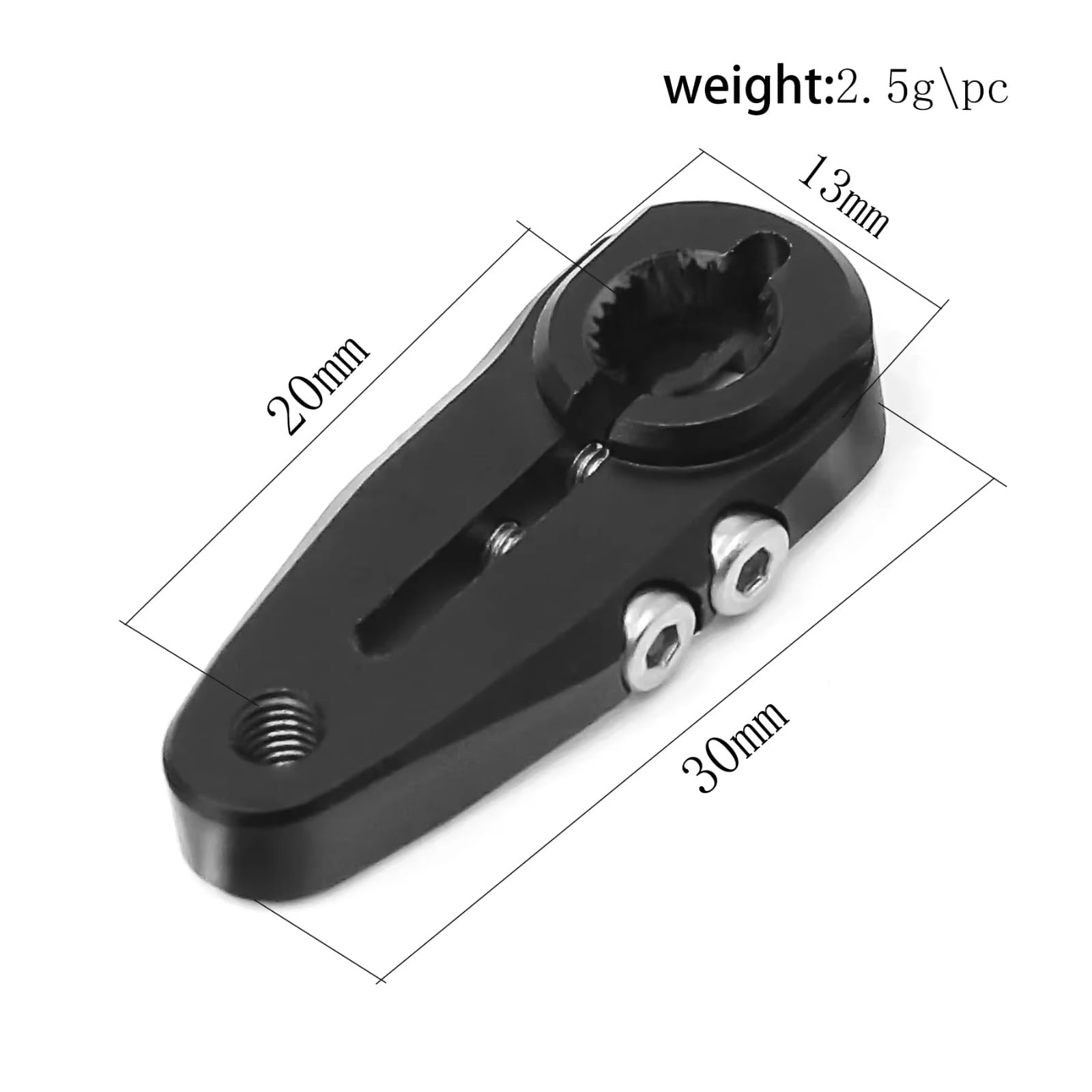 Recambios Rc Para Futaba Para HSP Para Wltoys Para Traxxas Para Axial Para SCX10 1/10 Metal 25T Servo Brazo Coche Trepador Control Remoto Piezas Barco