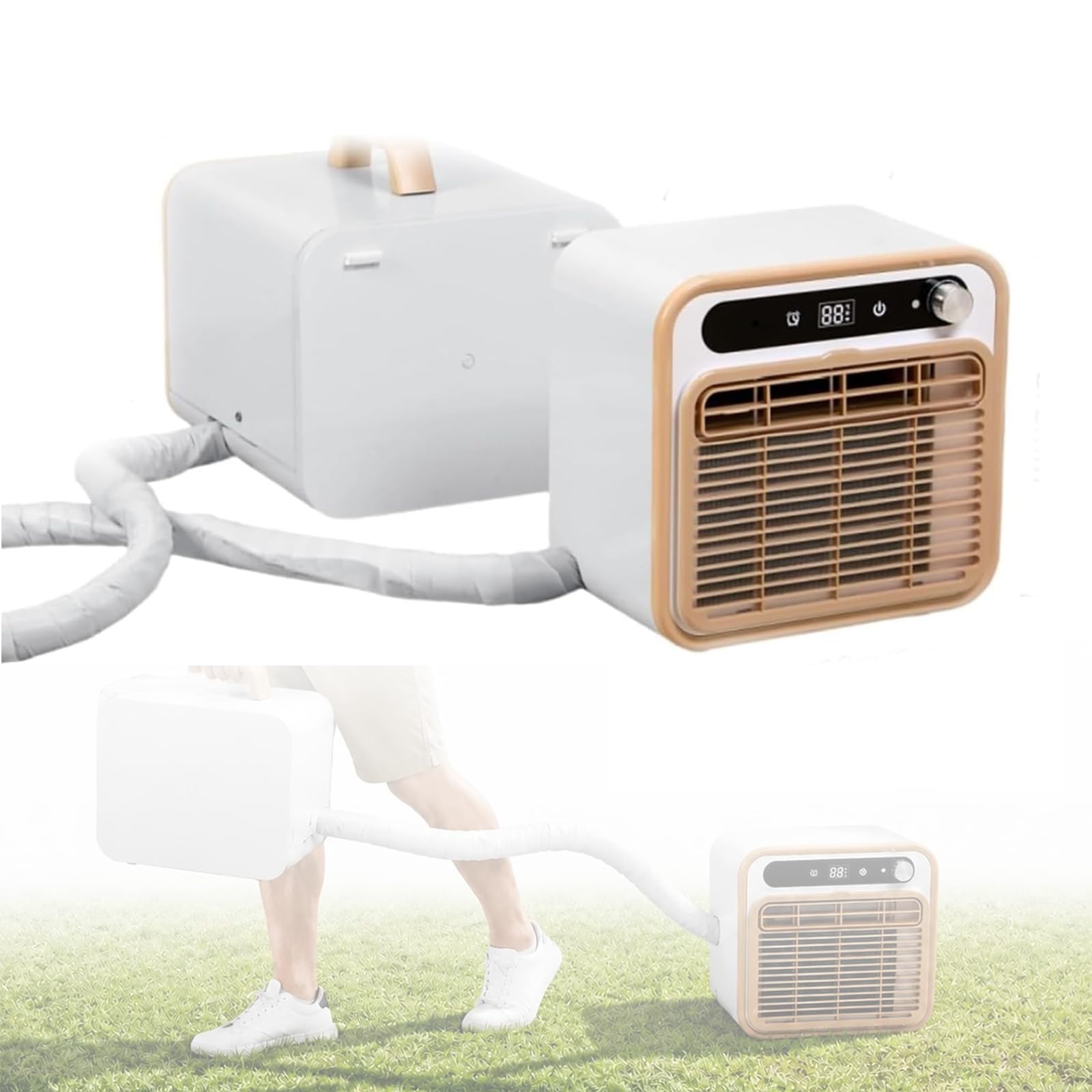 ZHENYUWANG 1500W Portable Split Air Conditioner – Quiet Cooling 1.5-meterconnectingpipe