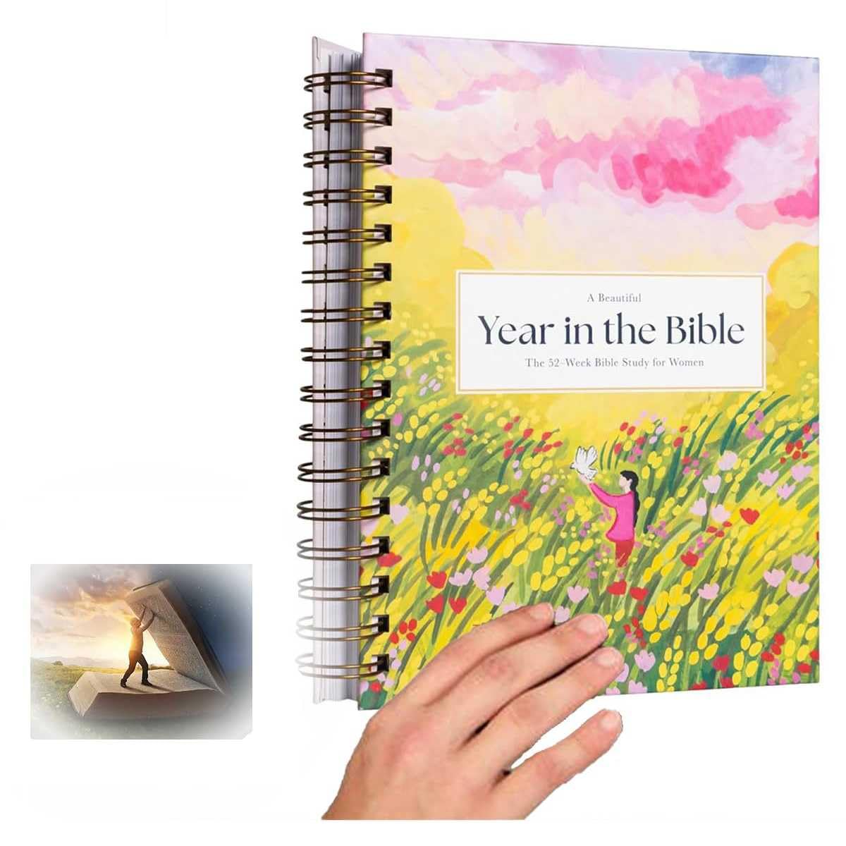 A Beautiful Year in The Bible, 52-Week Bible Study for Women, This Guided Scripture Journey Helps Women Deepen Their Faith with Weekly Readings and Reflections, Perfect for Spiritual Growth