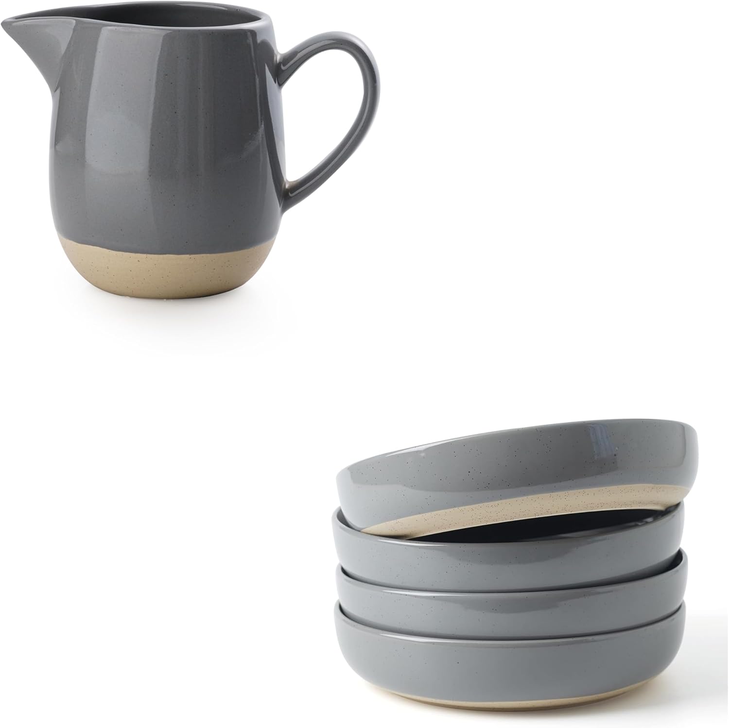 33 oz Bowl Set and 13oz Creamer with Handle