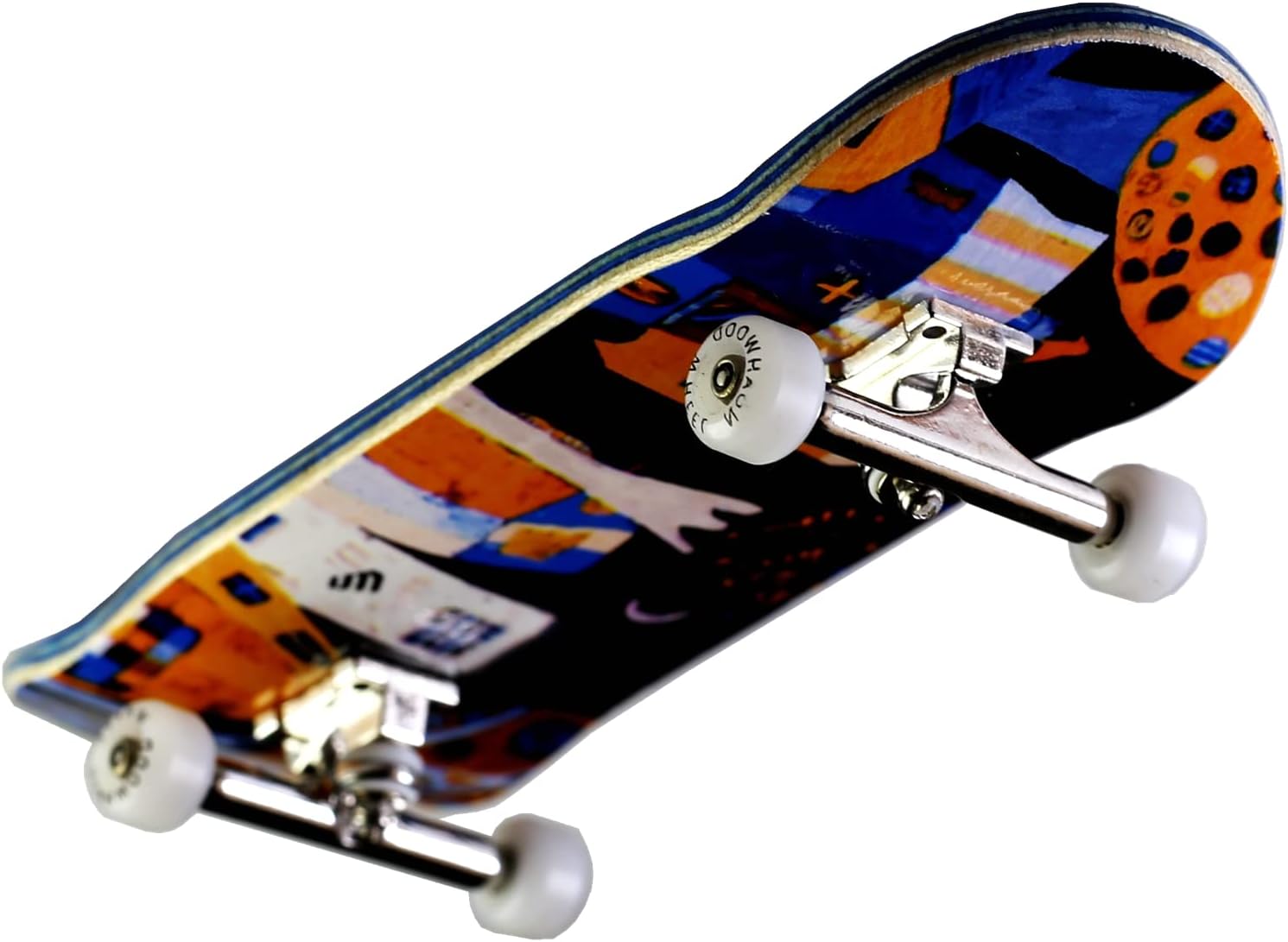 Christmas Packaging NOAHWOOD 8s Fingerboard Complete (NW8s 360flip 97x34mm Handmade Maple Wooden Deck + NW ii Prince Trucks 34mm + NWiii Logo Wheels Christmas Eve II