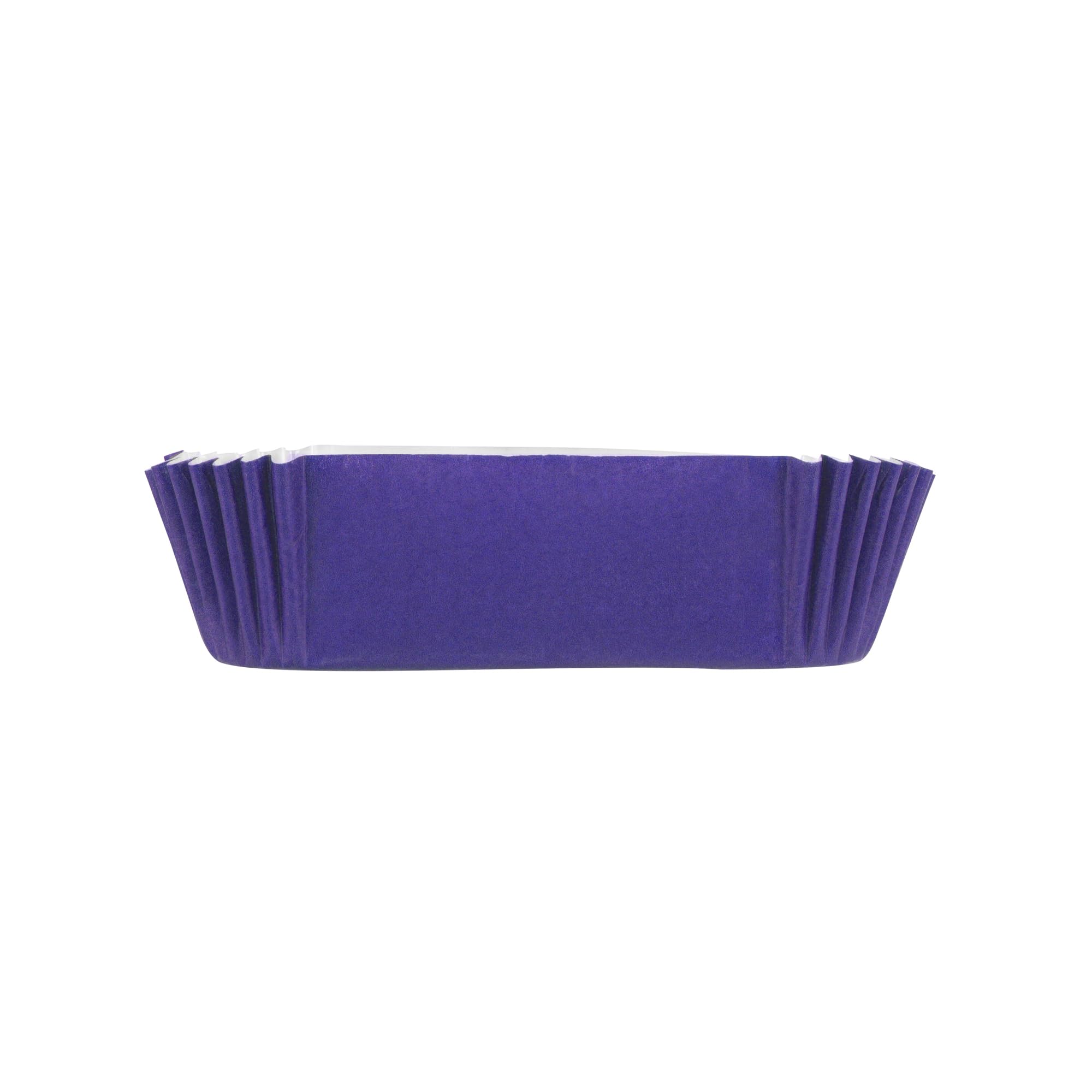 Restaurantware Panificio - Vasos para hornear de 4.5 onzas, 200 envoltorios para cupcakes estriados, listos para horno, desechables, forros desechables de papel morado, para bodas, cumpleaños y más