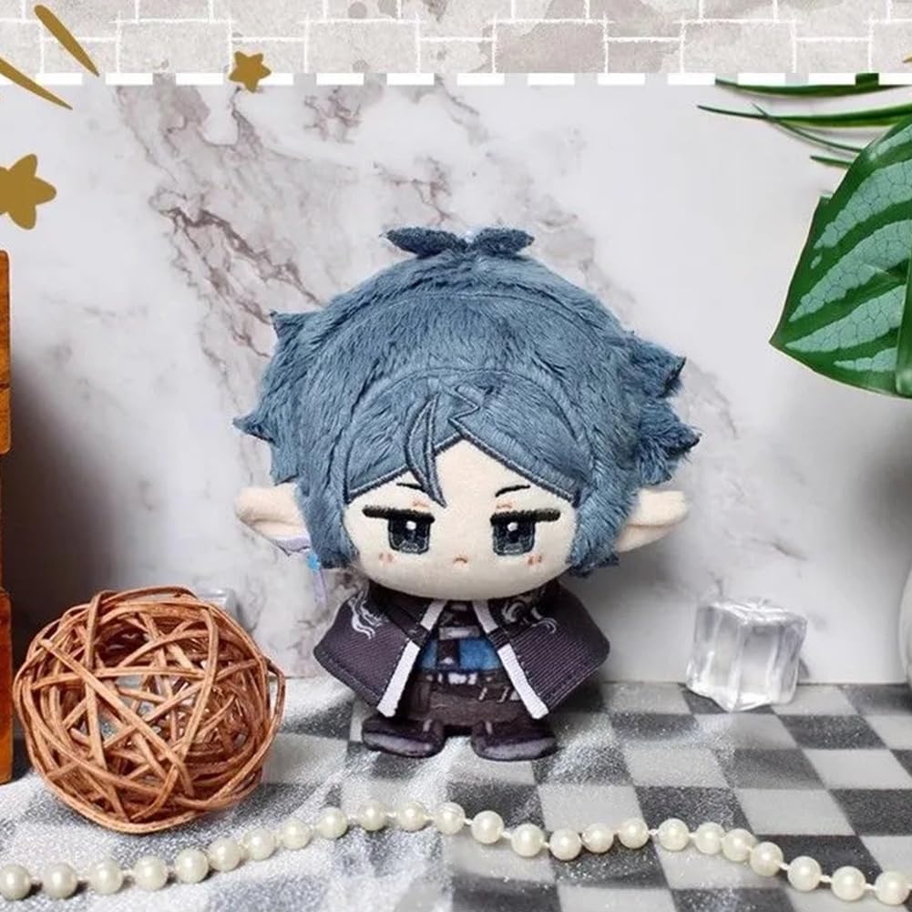 Zhongkaihua Kal'tsit/Amiya/Lappland Plüschfiguren, sitzend, weich, gefüllt, 12 cm, Anime-Spielfiguren, Merch, Anlässe, Dekorationen, Sammlerstücke, 10 Stück