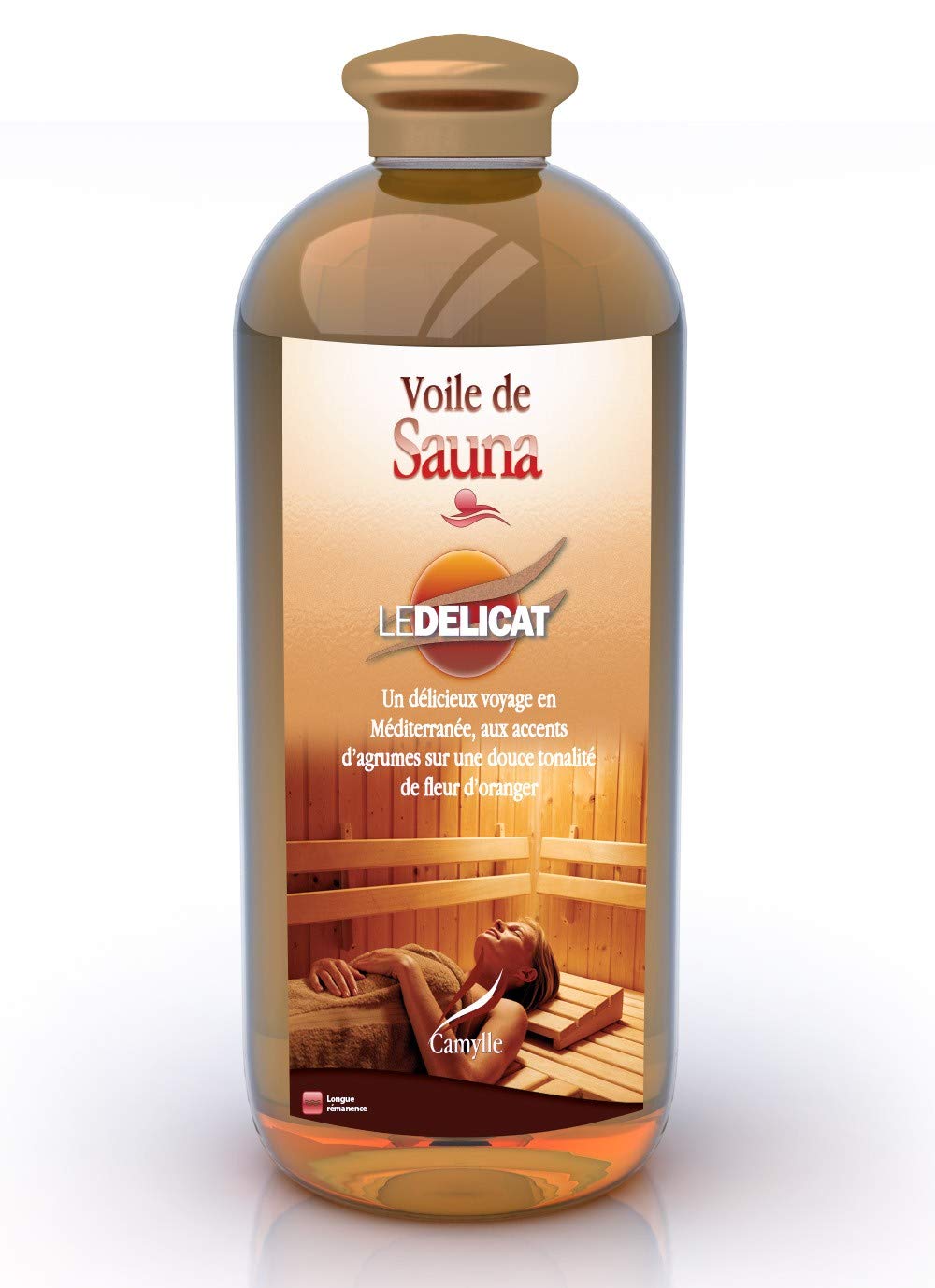 Camylle Voile de Sauna Le Délicat Huiles Essentielles 100% Pures Naturelles Agrumes Fleur d'Oranger 1000ml