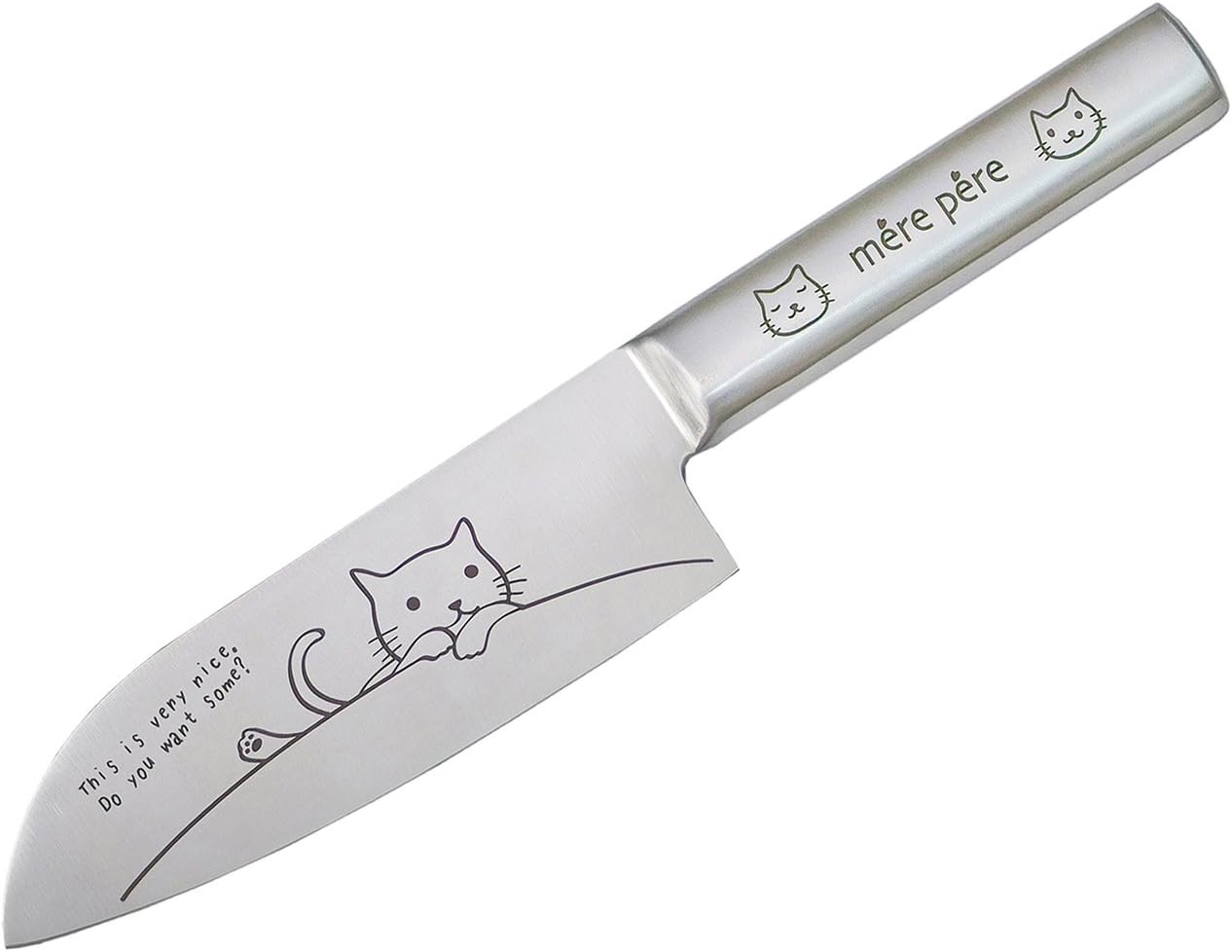 Toa Merpale Cat Santoku Knife 770-307 Blade Length Approx. 5.5 inches (14 cm)