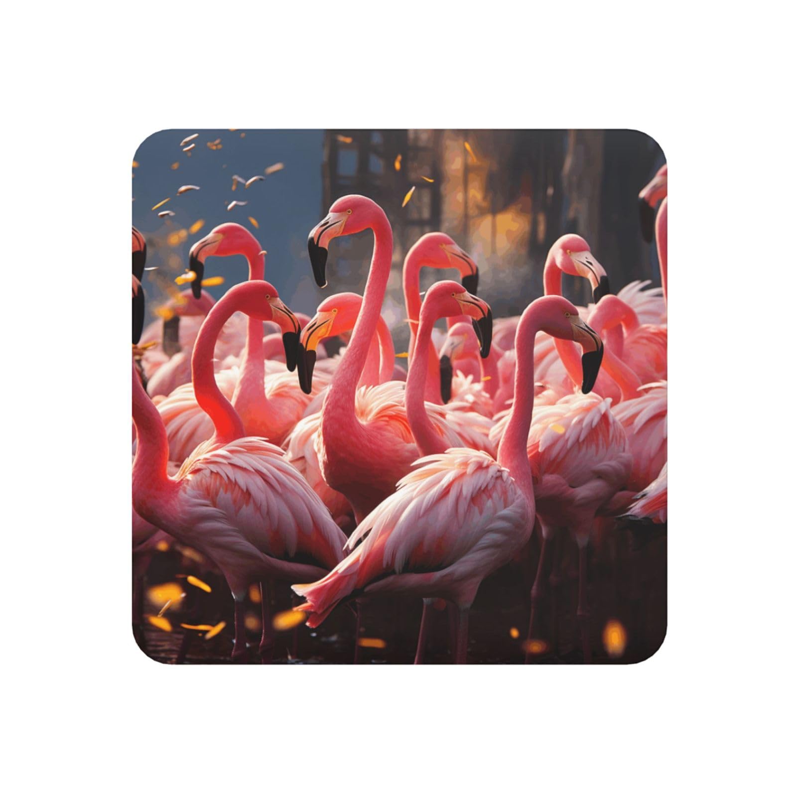 Flamingos Partying Fridge Magnets Cute Strong Refrigerator Magnets Fun Magnet for Locker Office Whiteboard Decor, Door Magnets Decorative Magnetic Stickers for Home Decor
