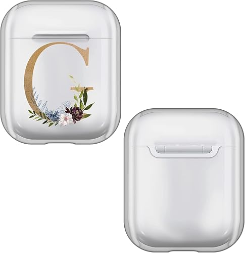 Head Case Designs Officially Licensed Nature Magick Letter G Floral Monogram Letter 1 Clear Hard Crystal Cover Compatible with Apple AirPods 1 1st Head Case Designs Officially Licensed Nature Magick Letter G Floral Monogram Letter 1 Clear Hard Crystal Cover Compatible with Apple AirPods 1 1st