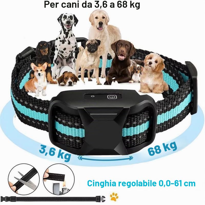 Collare da Addestramento per Cani | Portata XXL di 3000 m | Conforme Nuova Legge Benessere Animali 2026 | 3 moda Beep, Vibrazione, Boost Vibrazione | Per cani di Tutte le Taglie |