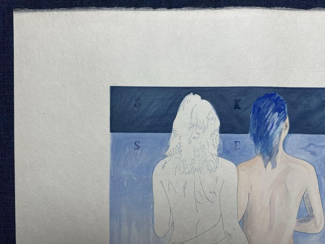 横尾忠則　「SKY&SEA」　木版画 Amazon.co.jp: 横尾忠則 オリジナル木版画 「Sky&Sea」 : おもちゃ