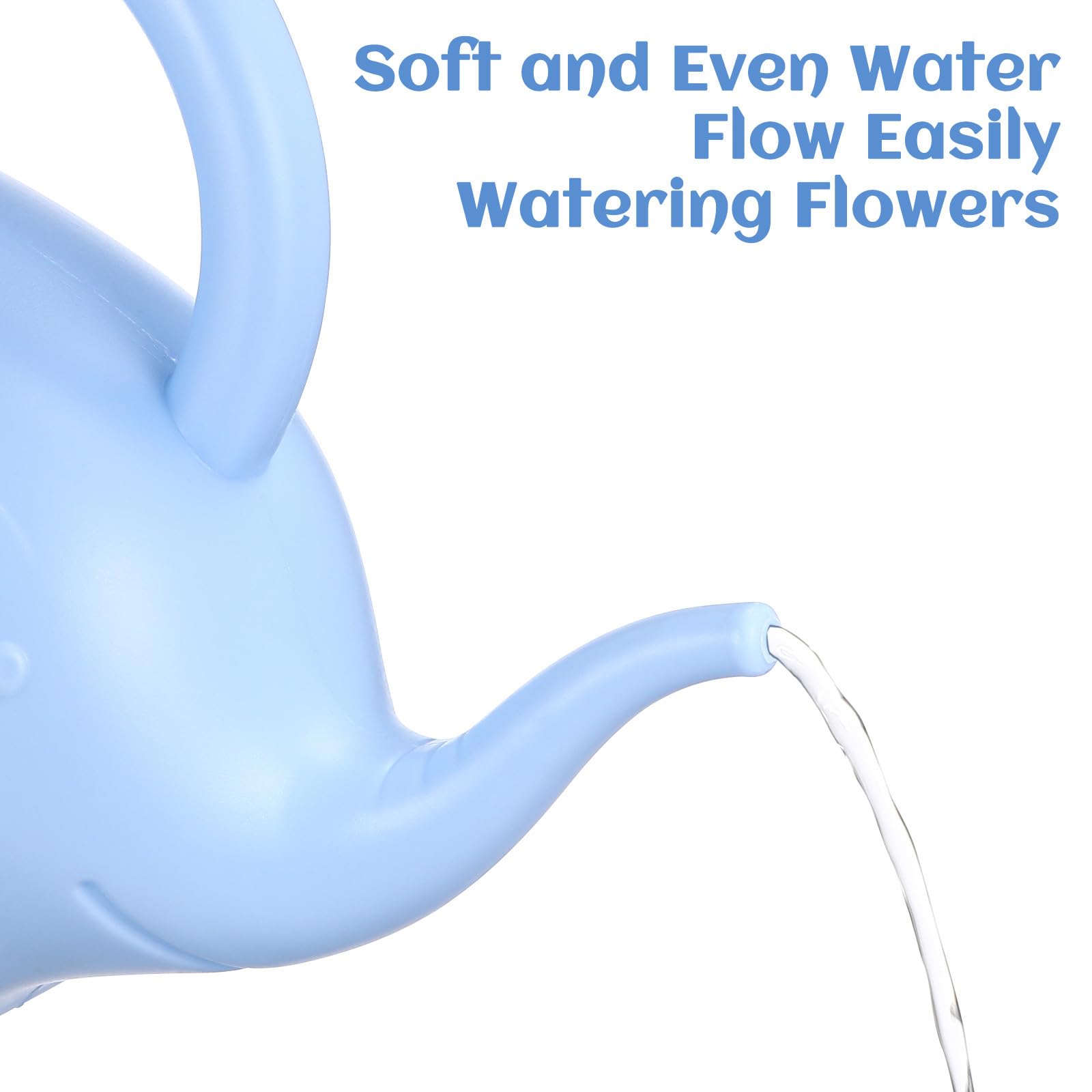 Arrosoirs Arrosoir Pratique Ensemble de 3 pour Garçon et Filles en Plastique Bleu, Forme d'animaux pour Plantes D'intérieur et D'extérieur