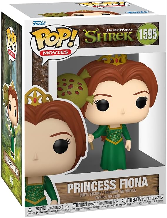Funko POP! Movies: Shrek DreamWorks 30th - Fiona | Official Cartoon/Animation Merch - Collectable Vinyl Figurine for Shelf Display - Birthday Gift Idea for Fans and Collectors