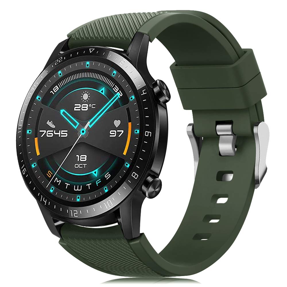 Xmuxi 22mm Watch Band Compatible with Huawei Watch GT 4 Pro/GT 3 Pro Strap,Samsung Galaxy Watch 3 45mm Watch Strap Amazfit GTR 4 Soft Silicone Quick Release Replacement Sport Bands (No Watch) (B08NWZWTFJ) Amazon Price History, Amazon Price Tracker